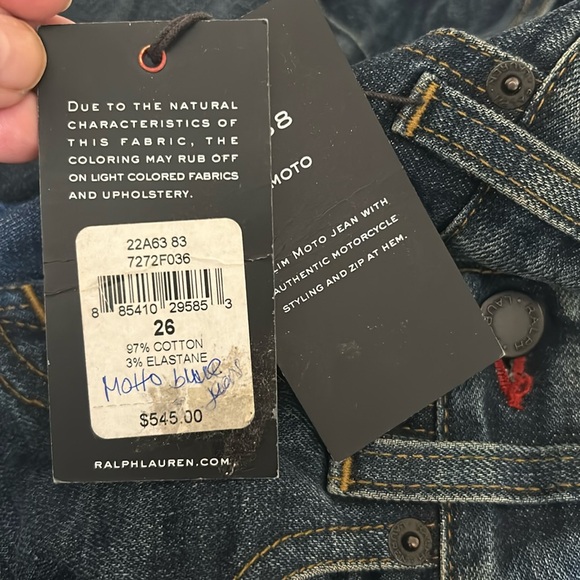 Biker jeans Ralph Lauren black label - Picture 3 of 16